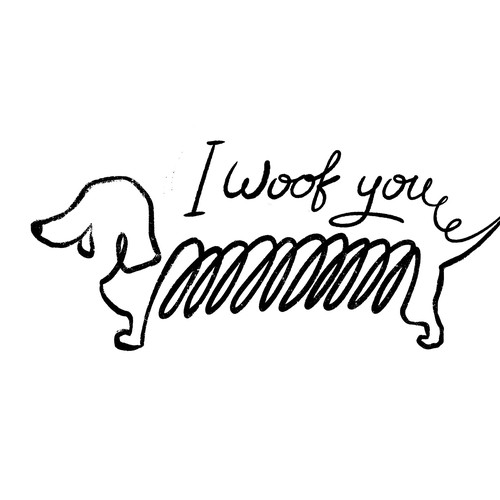 I woof you