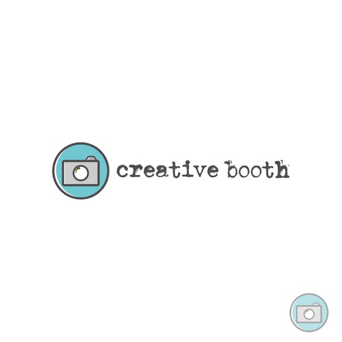 Simple, modern photography logo