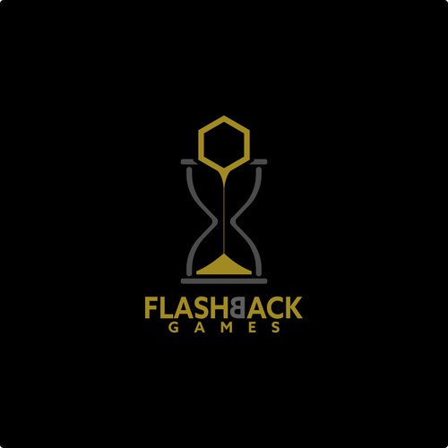 Logo for a game developer, "Flashback Game"