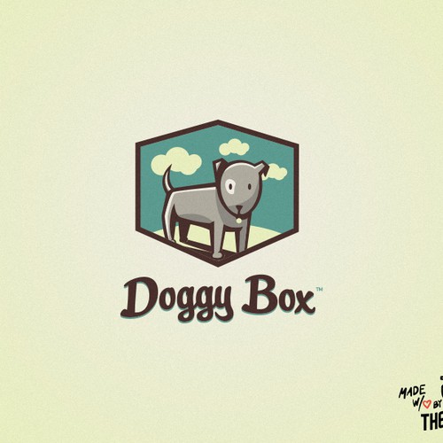 "Doggy Box" the subscription box for dogs. Logo & Business Card