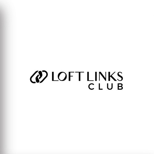 Sleek logo for golf simulator 