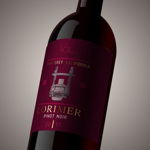 Wine label LORIMER_PN_