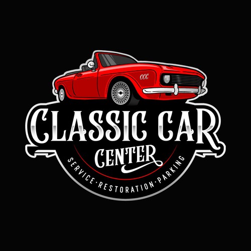 Attractive logo for classic car enthusiasts