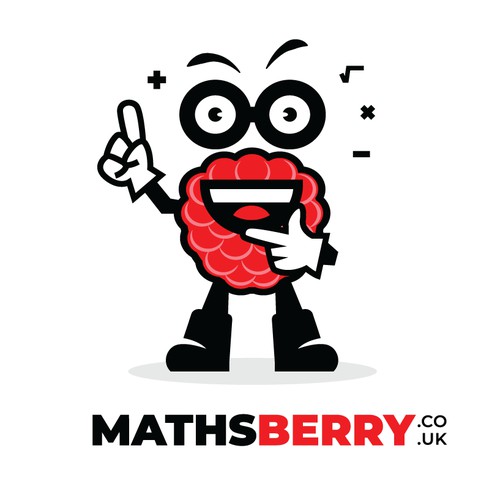 MathsBerry Mascot Design.