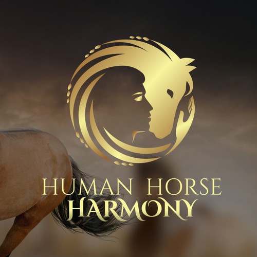 A person with a horse in harmony