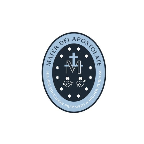 Logo for a catholic school