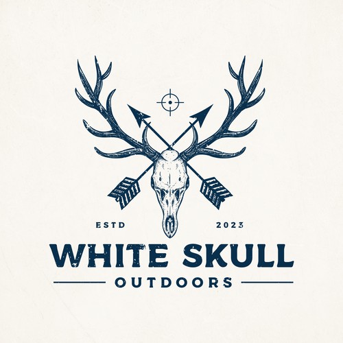 Logo design White Skull Outdoors