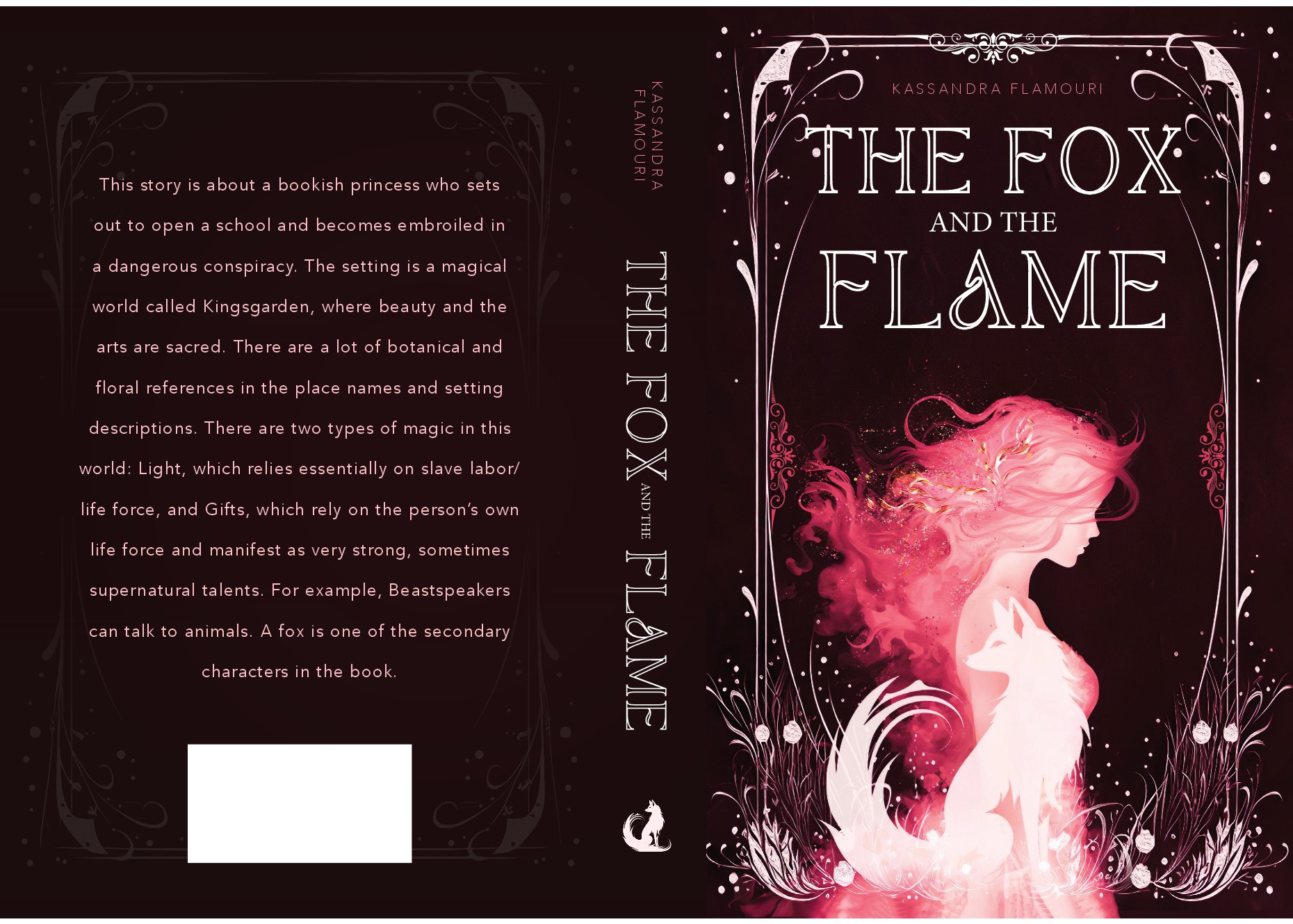LGBTQ YA Fantasy book cover to appeal to teen girls