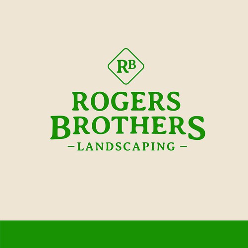 Rogers Brothers Landscaping — Classic Wordmark & Monogram