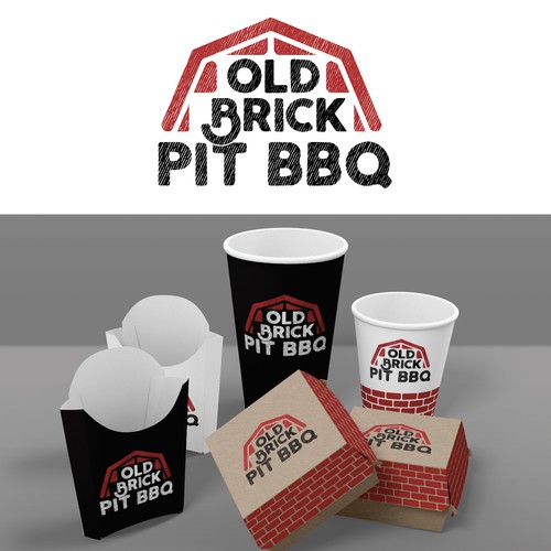 Bold logo concept for Georgia BBQ Restaurant