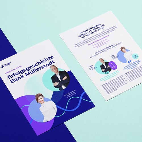 Flyer Entwicklung Saas Unternehmen