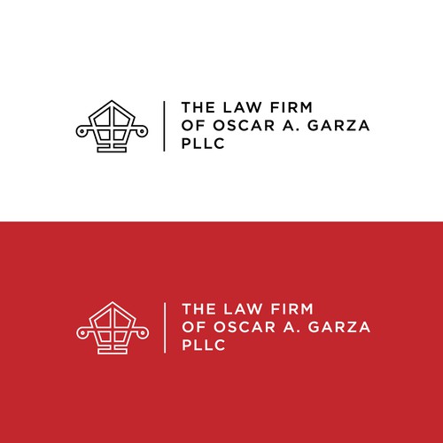 Logo concept for a litigation law firm