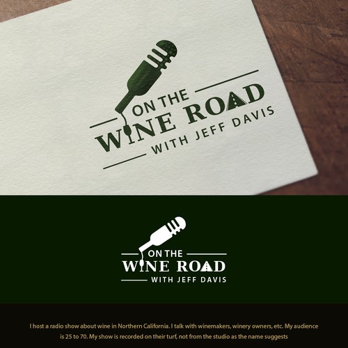 Logo Design for On The Wine Road