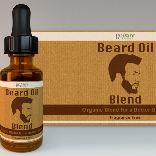 Create a High End Label for an All Natural Beard Oil!