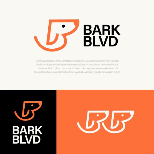 Bold yet fun logo for a pet boarding facility