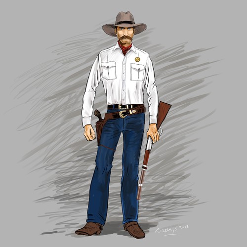 Texas Ranger Character.