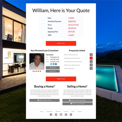 Next-generation real estate website