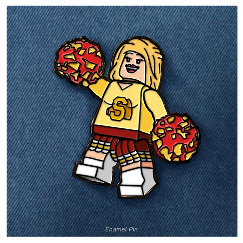 Lego style character for Enamel pin