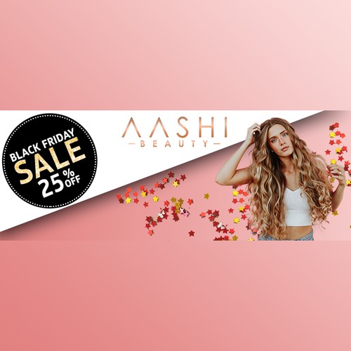 Banner design for Aashi Beauty.