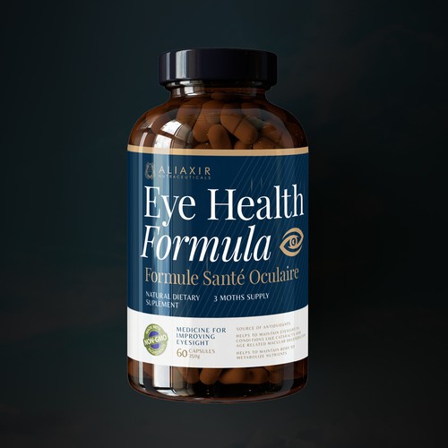 Eye Health Formula Label