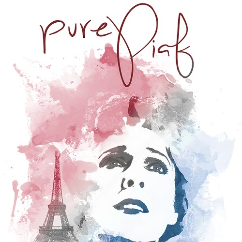 Create iconic image for the show Pure Piaf:  The Life and Music of Edith Piaf