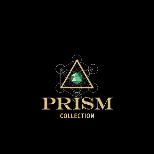 Sacred geometry logo for Prism collection
