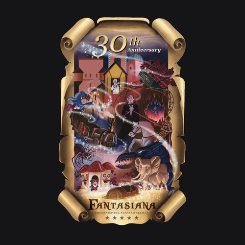 Tshirt and sticker illustration