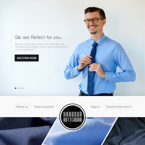 Website design for Tailor.