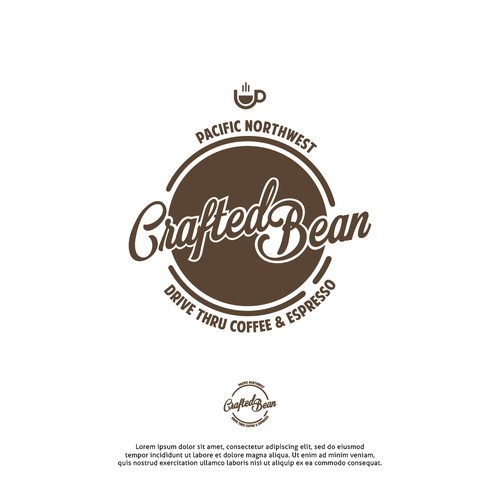 logo idea for crafted bean