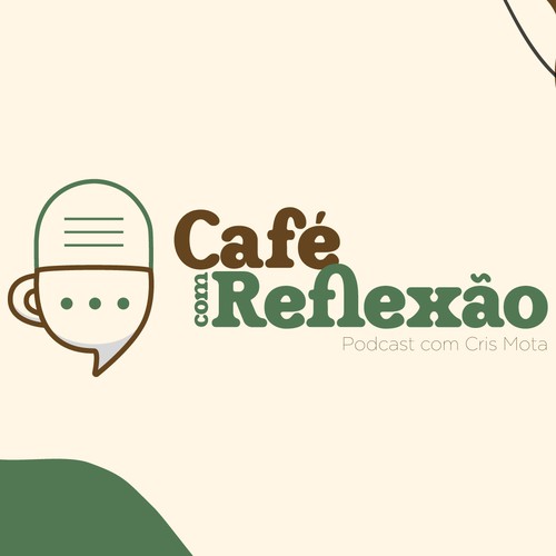 Logo creation for the podcast 'Café com Reflexão
