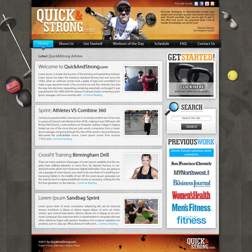 Kick This Ugly Crossfit Blog Into Shape - Great Designer Needed