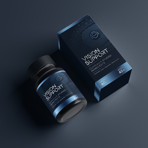 Vision Product - Dietary Supplement Bottle - Label Design