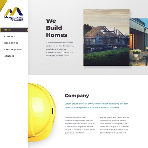 Home Builder Company Website