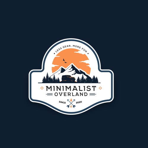 A hipster logo for an adventure overland company