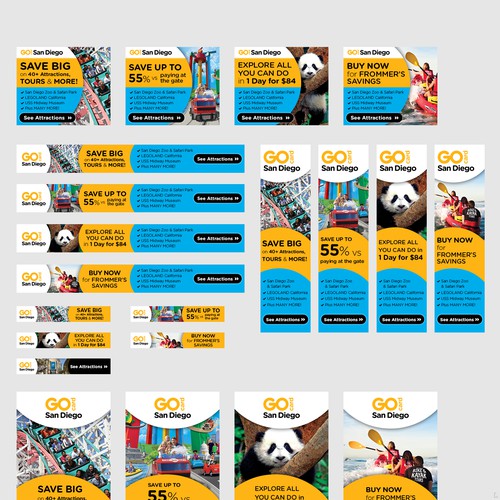 Animate Banner Ad for Go Card San Diego