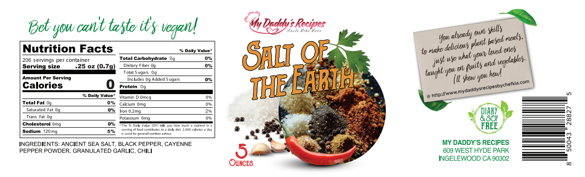 Salt of the Earth ( creole seasoning)