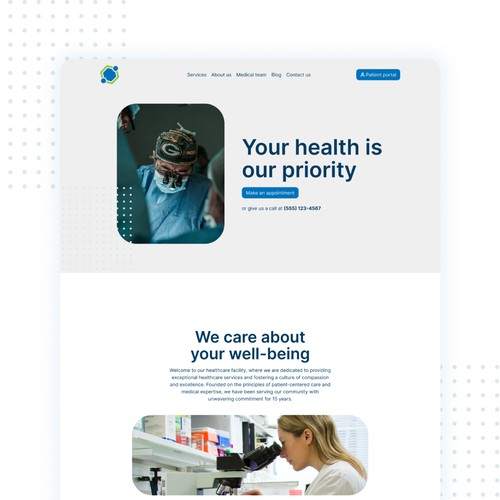 Healthcare website