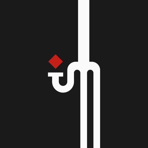 Logo for a restaurant review app