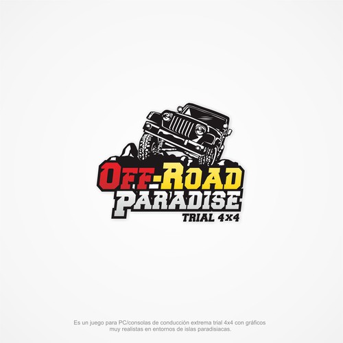 Logo para juego de conducción 4x4 off-road