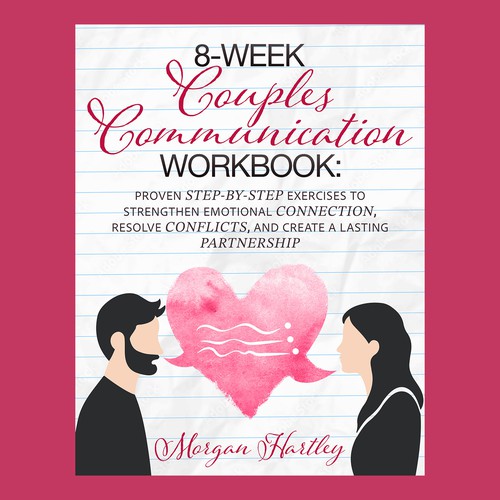 illustration and conceptual book design for couples communication.