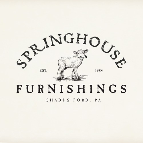 Clean, rustic, modern-looking logo for Farm Stand and Furnishing Store.