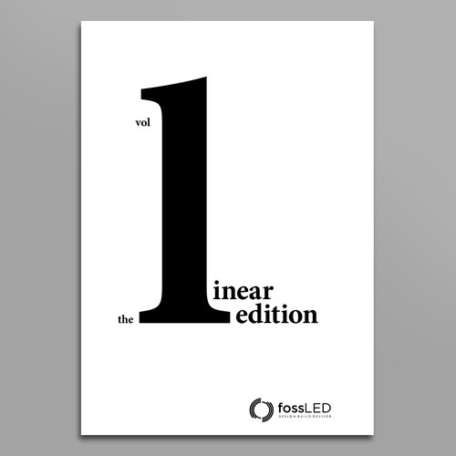 Minimal typographic cover