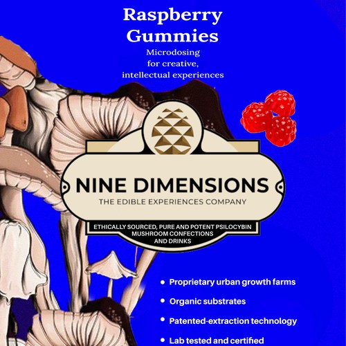Pouch Designs for Raspberry Gummies