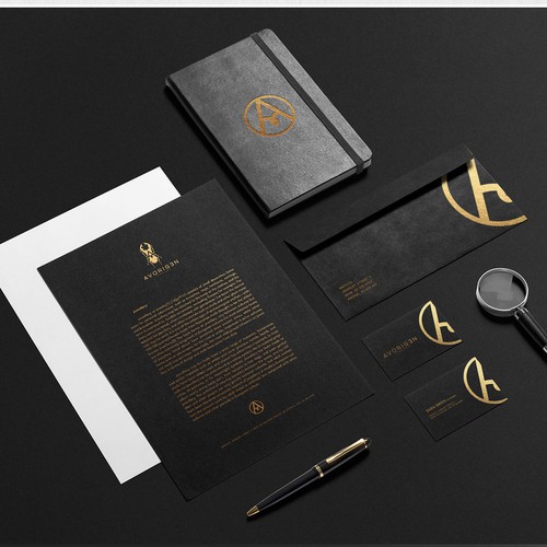 Logo design for Avorigen jewelry.