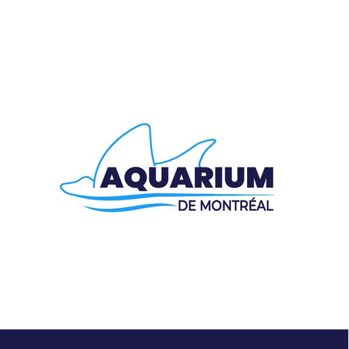 Bold logo concept for an aquarium 