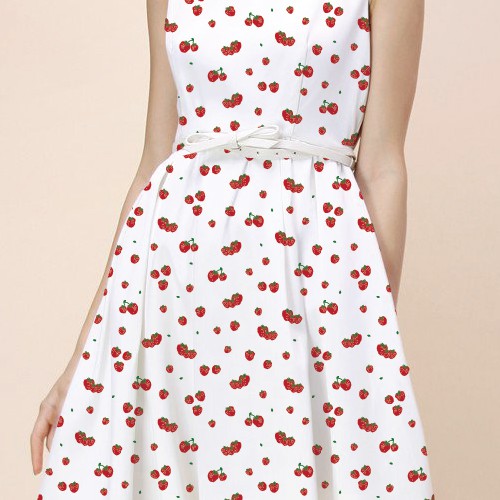strawbwrrys-retro pattern for dress