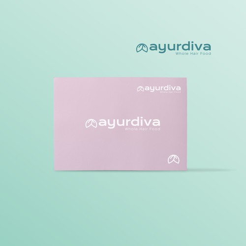 Clean and modern Logoconcept for an organic haircare brand