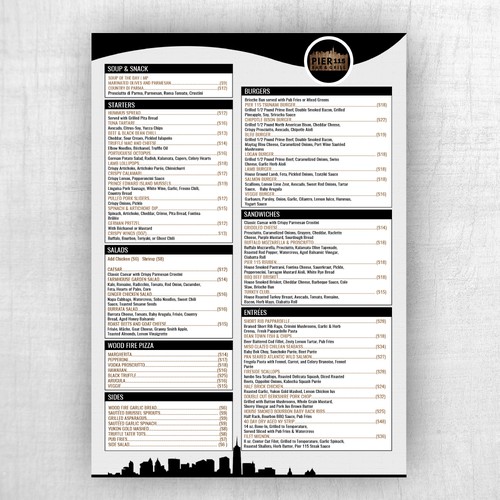 Menu card Design