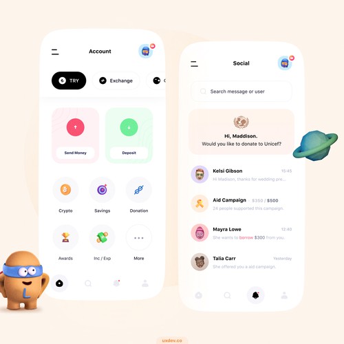 Morpara Finance & Donation App