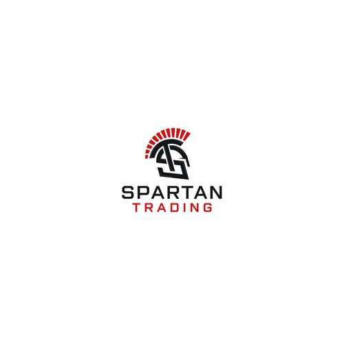 spartan trading logo design